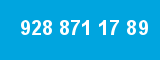 928 871 17 89
